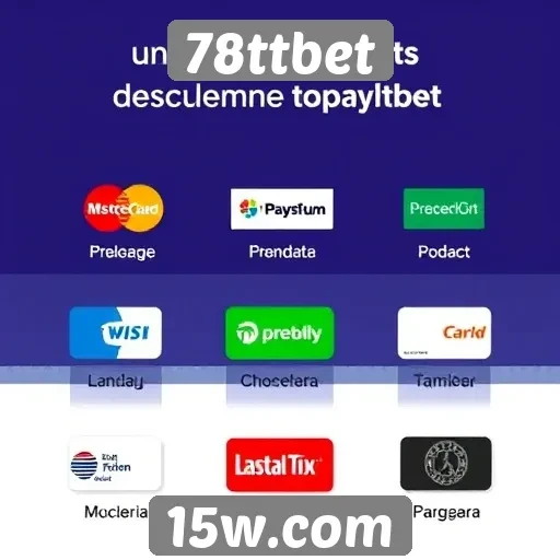 Métodos de pagamento aceitos no 78ttbet